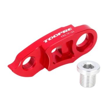 Imagem de menolana Kit de extensão de gancho de câmbio de bicicleta com parafuso para peças de volante de 34T-52T, peça de modificação de extensão de câmbio traseiro de, Vermelho