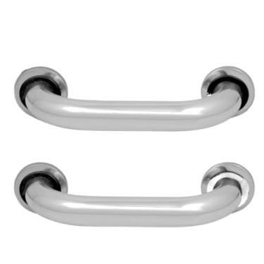 Imagem de Barra De Apoio Para Banheiro Idoso - Kit Com 2 Unidades De 20cm, Barra De SegurançA Para Deficientes E Mobilidade Reduzida, AçO Resistente E FixaçãO Forte