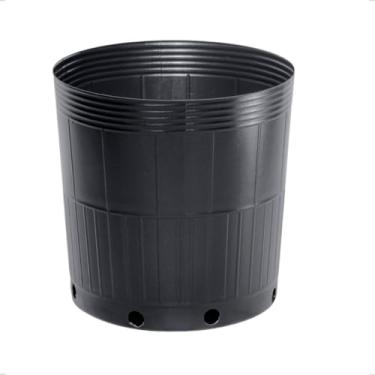 Imagem de Embalagem Vaso Plantio Muda 8,5 Litros Plastico Preto 23,6 cm x 24 cm Nutriplan Nutriplast