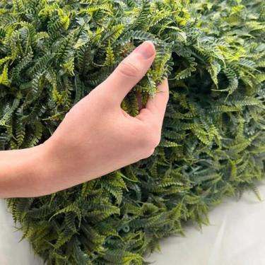 Imagem de Placa Samambaia 40x60 Jardim Vertical Artificial - Colaí Adesivos