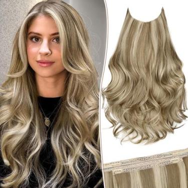 Imagem de Extensões de cabelo KookaStyle Invisible Wire Long Wavy 50cm