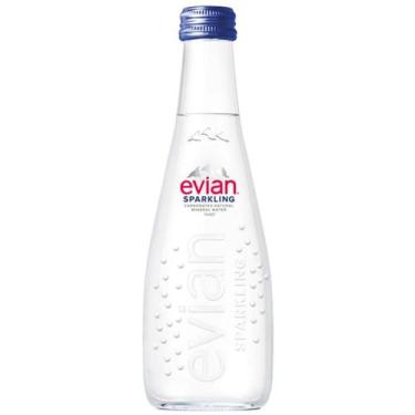Imagem de Água Mineral Francesa Evian Sparkling Com Gás Garrafa 330ml