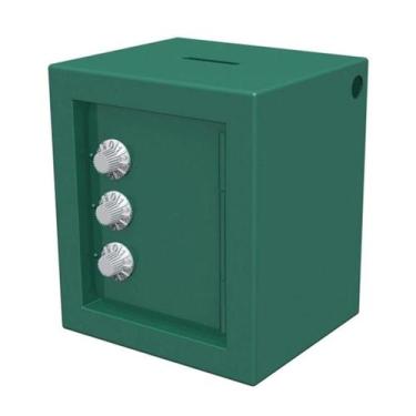 Imagem de Cofrinho metal pintado 10x8x12 - FERCAR