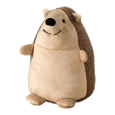 Imagem de FLCPJGV Acessório de Batente de Porta de Ouriço para Decoração Criativa de Animais de Porta, Objeto Decorativo Original, Função Suave, Adequado para Casa, Marrom, Tamanho real