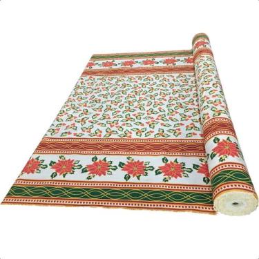 Imagem de 4 Metros Tecido Natalino Toalha de Mesa Estampas Natalinas - Sassarico