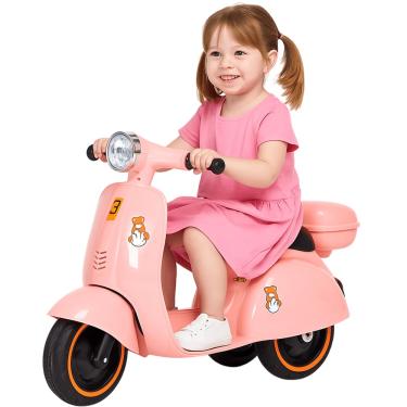 Imagem de Scooter Elétrica Infantil Bang Toys Cubi Joy Rosa 6V