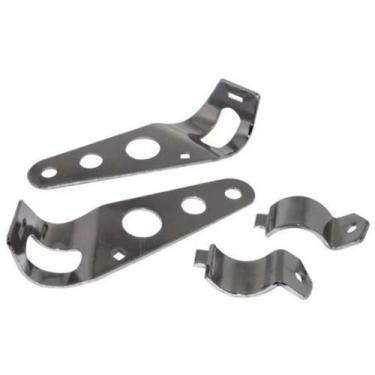 Imagem de Par Suporte Do Farol Cromado Mobilete - WALLE