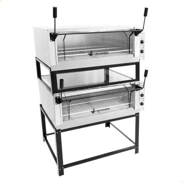Imagem de Forno Venâncio Industrial Elétrico Roma Inox Duplo FERIDI90 FERIDS90 220V FERIDI90FERIDS90
