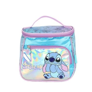 Imagem de Lancheira Escolar Luxcel Stitch Glitter Azul