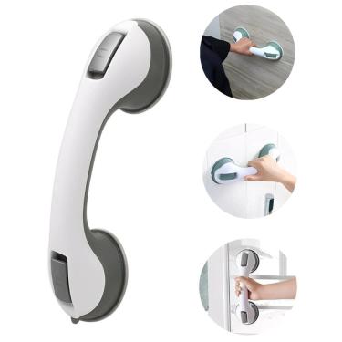 Imagem de Barra De Apoio Sucção Pressão Ventosa Alça Parede Banheiro