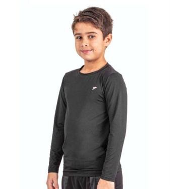 Imagem de Camiseta Termica Skin III Poker Infantil - Preto