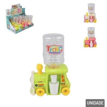 Imagem de Mini Bebedouro Infantil 200ml Trenzinho Color - Tudo em Caixa