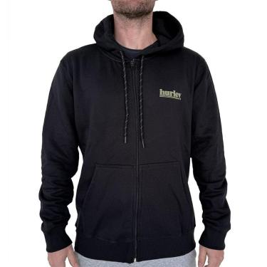 Imagem de Moletom Hurley Aberto Puff Over WT25 Masculino-Masculino