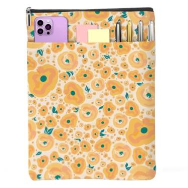 Imagem de Livros florais amantes presentes à prova d'água flor livro manga livro botânico livro protetor com zíper e bolso frontal livros capa capa para mulheres bookworm aniversário livros presentes