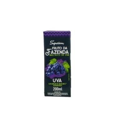Imagem de Suco Fruto da Fazenda Superbom 200ml - Sabor Natural e Saudável, Uva