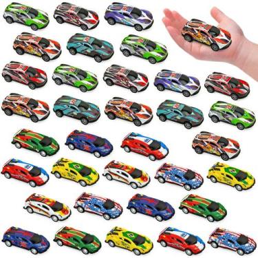 Imagem de Lembrancinhas de festa de aniversário Pull Back Race Cars Vileafy 34 p