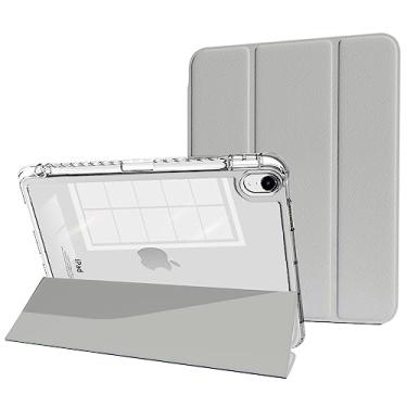 Imagem de MYGROO Capa para iPad Air de 11 polegadas 2024, iPad Air 5ª geração 2022, Air 4ª geração, capa inteligente tripla com capa transparente, fina e leve