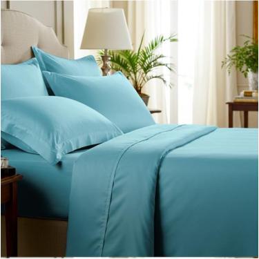 Imagem de Jogo de Cama Casa Di Valle Queen 3 peças 400 Fios 100% Algodão Egípcio