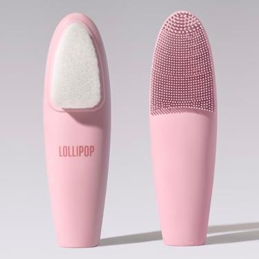 Imagem de LOLLIPOP Esfoliante Facial de Silicone de Dupla Face, Esfoliante Facial, Limpador de Escova Facial Sintética, Escova de Limpeza Facial para Massagem - Bubblegum