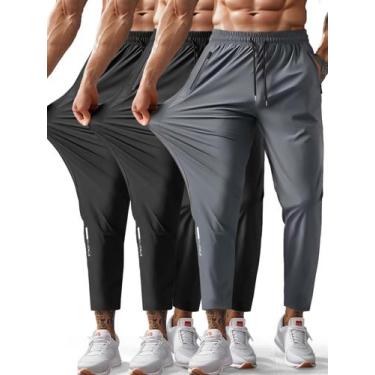 Imagem de Calças de caminhada masculinas Hidkat, de secagem rápida, leves e resi