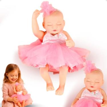 Imagem de Bebê Reborn Realista Bailarina – Boneca Detalhada, Toque Macio e Corpo de Vinil