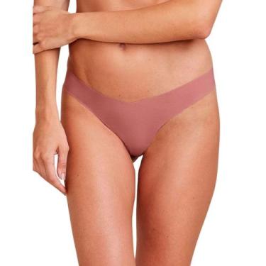 Imagem de Calcinha Fio Dental Hope Sem Costura Invisível Poliamida, Rosa collant