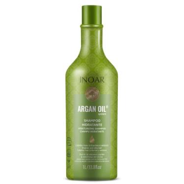Imagem de Inoar, Argan Oil Condicionador – Hidratação, Maciez e Brilho com Óleo de Argan para Cabelos Secos ou Fragilizados - 1L