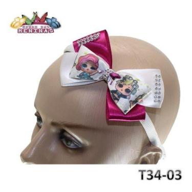 Imagem de Tiaras Com Flor Arco Direto Da Fabrica Kit 5 Unid. - Mundo das Meninas