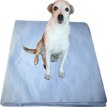 Imagem de Papel Jornal Tapete Pet Biodegradável Limpo Absorvente 60x60 cm 100 un