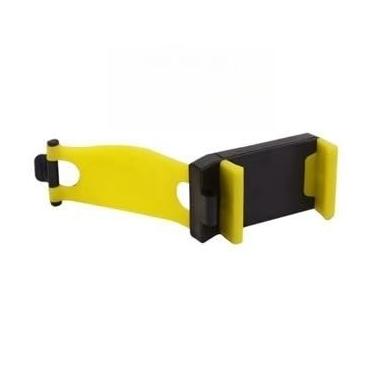 Imagem de Suporte Celular Carro Volante Acessório Seguro e Prático para Motorista Navegação (5x Amarelo)