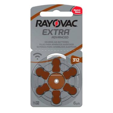 Imagem de Bateria Auditiva Tamanho 312 Com 6 312Aux-6Xebra