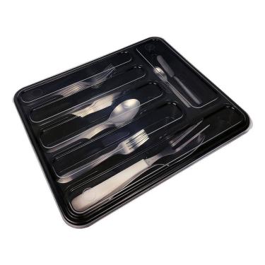 Imagem de 2X Porta Talheres Organizador De Gaveta Com Divisórias E Tam