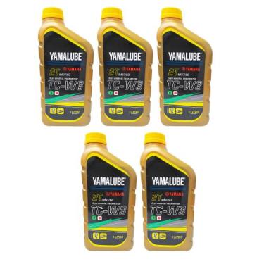 Imagem de Lubrificante Náutico Yamalube Tcw3 2 Tempos 1 Litro Kit Com 5 Litros -