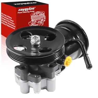 Imagem de Bomba de direção hidráulica 96-5228 com conjunto de reservatório de polia para Toyota Tacoma 1996-2001 4Runner 1996-2000 2.4L 2.7L L4 substitui 21-5228 44320-35630 44320-60260 44320 -35488 0