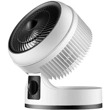 Imagem de Ventilador de pé 3 configurações de velocidade pequeno ventilador, ventilador de mesa automático esquerdo e direito, ventilador pessoal dobrável para interior/casa/escritório silencioso