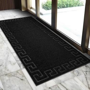 Imagem de 1 Tapete Porta Capacho Grande Antiderrapante Pvc Pt 60x120 - IDEALIZA