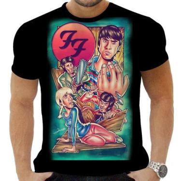 Imagem de Camiseta Camisa Personalizada Rock Foo Fighters Dave Grohl 5 - Obsidia