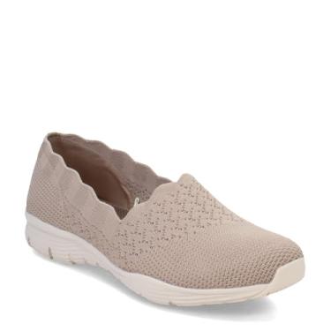 Imagem de Skechers Mocassim feminino Seager-Stat, Cinzento-acastan, 9