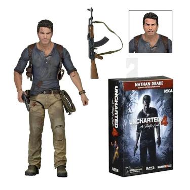 Imagem de Boneco de anime, modelo colecionável, Uncharted Nathan`s Drake