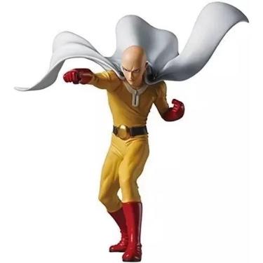 Imagem de Figura colecionável de PVC One Punch Man Saitama 15cm