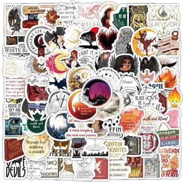 Imagem de Adesivos de vinil impermeável Crescents Citys Anime 60 unidades/lote