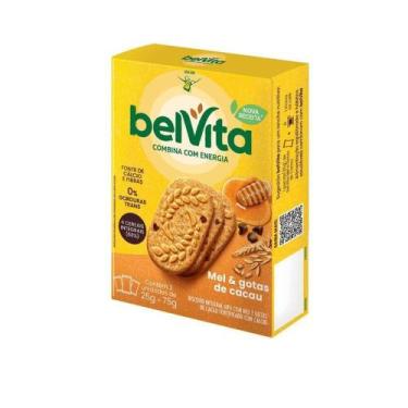 Imagem de Biscoito Integral Sabor Mel e Cacau BelVita 75g
