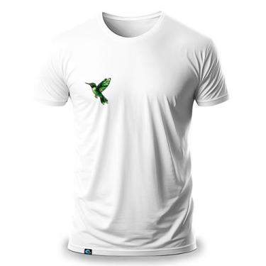 Imagem de Camiseta Masculina com Estampa Beija flor da Cura 100 Algodão Fio 30.1