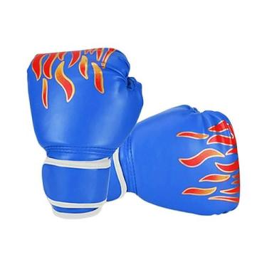 Imagem de Luvas De Boxe De Couro Para Crianças 1 Par Luvas De Treinamento De Soc