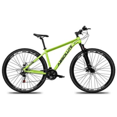 Imagem de Bicicleta Aro 29 Absolute Nero 5 Alumínio 27v K7 Freio Disco Mecânico Garfo Suspensão - Verde