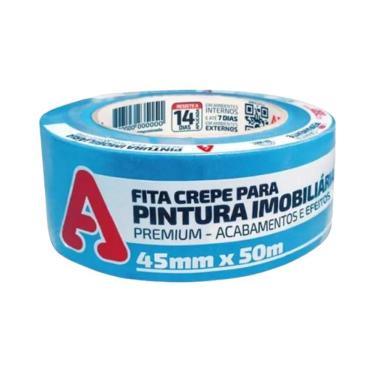 Imagem de Fita Crepe Imobiliária Azul Neon 45 X 50 Mt - Adere