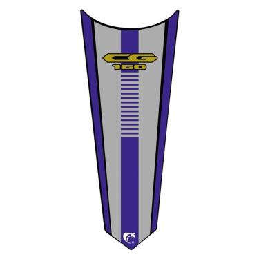 Imagem de Adesivo Faixa Gravata Tanque Moto Cg Titan 125/150/160 Azul Cor Cg 160