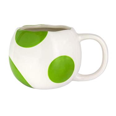 Imagem de Caneca de café Super Mario Bros. Yoshi Egg - Xícara de chá de cerâmica oficialmente licenciada pela Nintendo, presente novidade para fãs de Mario Brothers, grande capacidade | Paladone