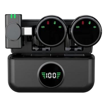 Imagem de Microfone De Lapela Sem Fio Magnético – Áudio Claro E Bateria De Longa Duração - MK19