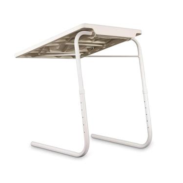 Imagem de Mesa DobráVel Multifuncional, Mesa DobráVel Multifuncional Branca para Uso DoméStico, Adequada para Estudar e Usar Laptops
